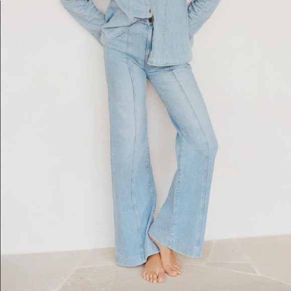 SOLD ~ Spell X Outland Denim Classic Wide Leg - Picture 2 of 5